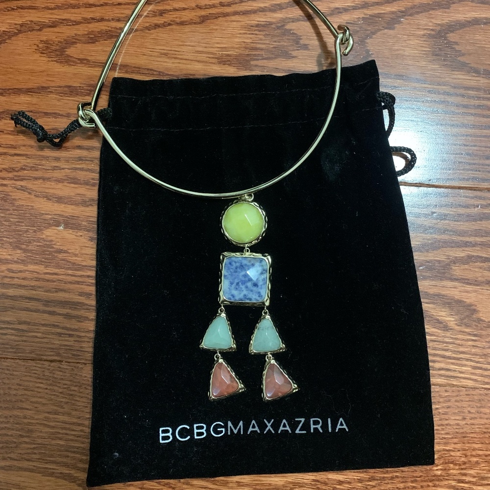BCBGMAXAZRIA Colourful Shape Necklace